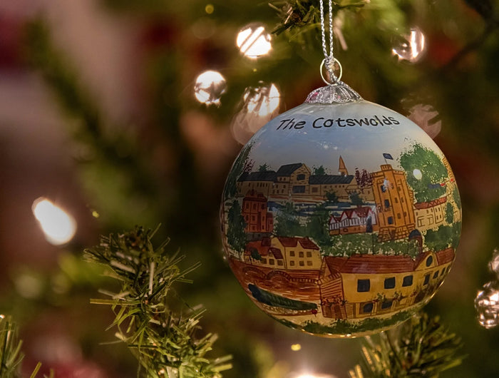 Hand Painted Glass Baubles