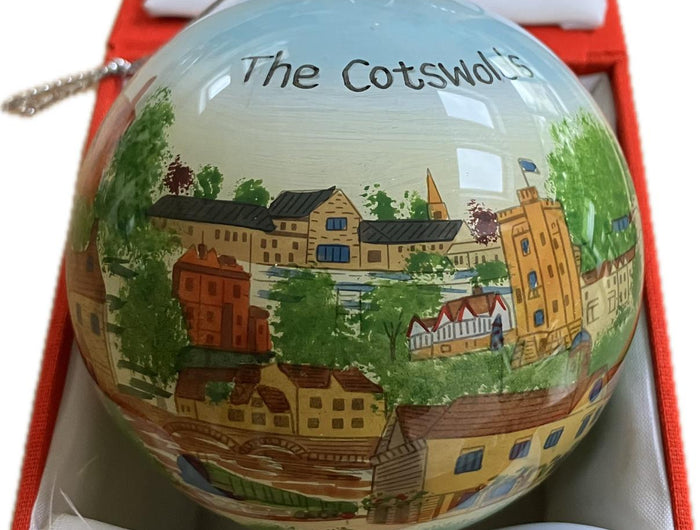 Cotswold Painted Baubles