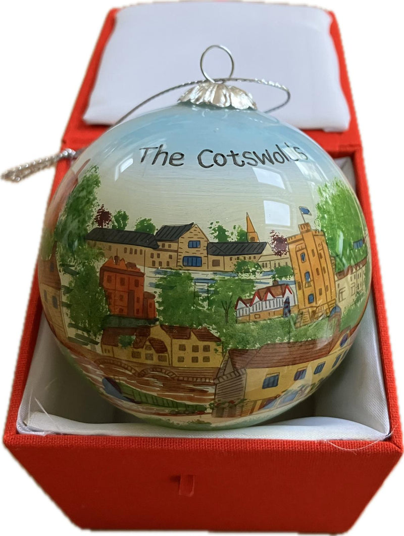 Cotswold Painted Baubles
