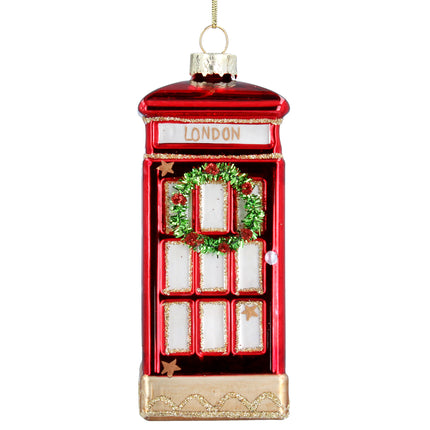 Gisela Graham Glass phone box