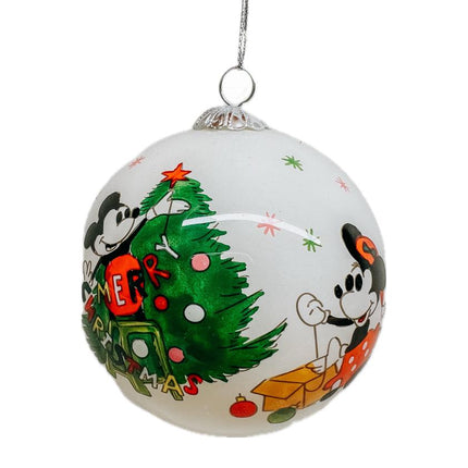 Hand Painted Glass Bauble - Mickey Mouse Garland image 2
