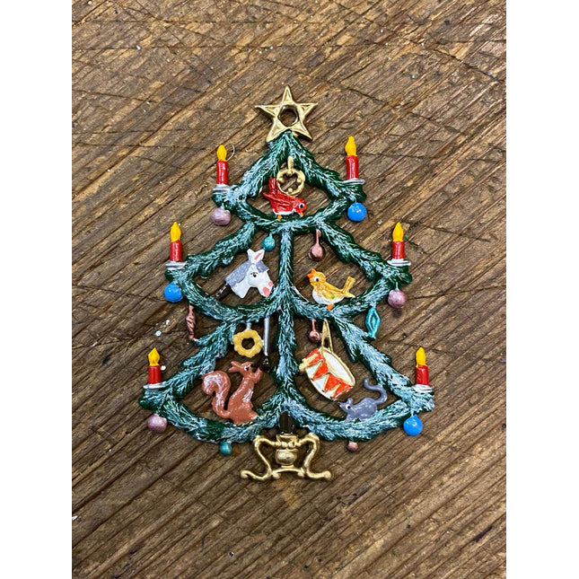 Pewter - Christmas Tree with squirrel image 0