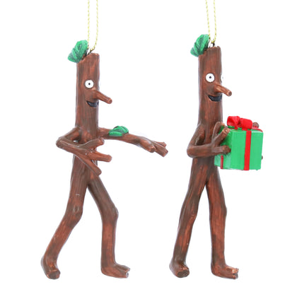 Stick Man Resin Decoration