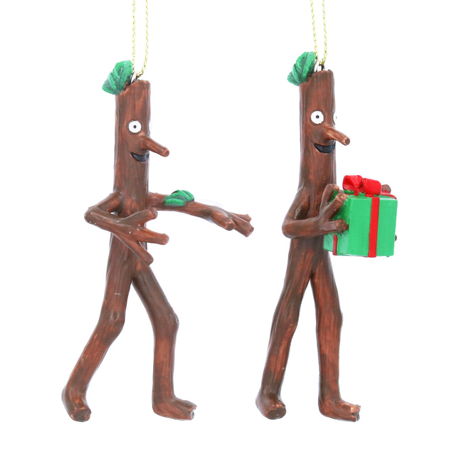 Stick Man Resin Decoration