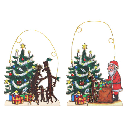 Wooden Stick Man Hanging Decoration