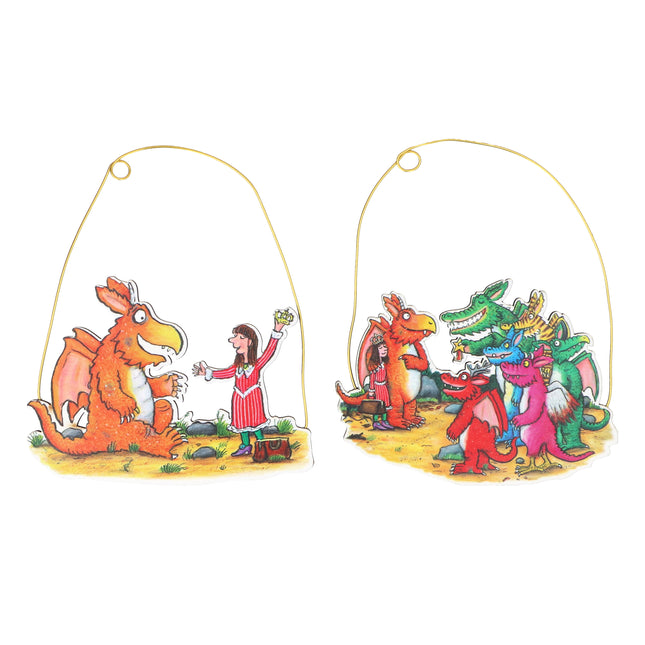 Wooden Zog Decoration, 7cm