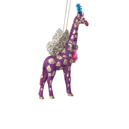 Fantasy Giraffe Decoration - Purple image
