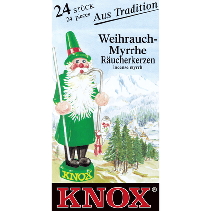 Knox Incense Cones (24) - frankincense &amp; myrrh image 0