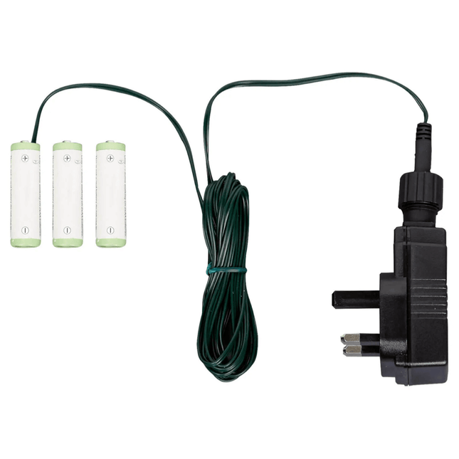 Battery to UK mains Adapter - AA image 0