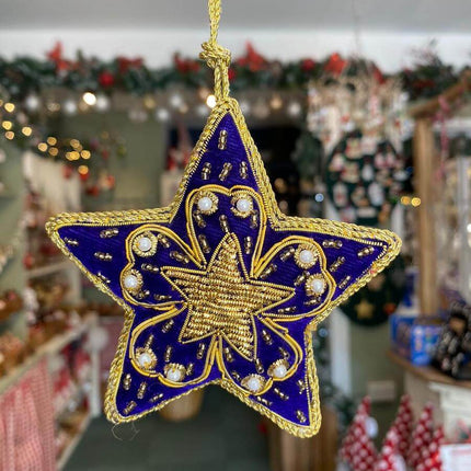 Embroidered Blue Star image 0