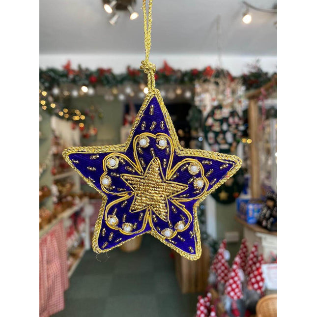 Embroidered Blue Star image 0