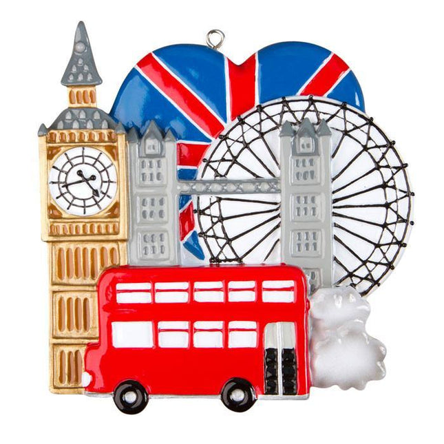 Personalised London hanging decoration image 0
