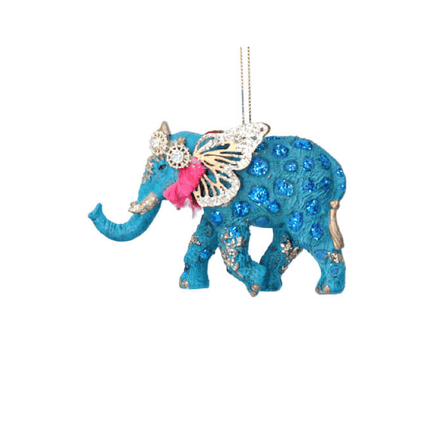 Fantasy Elephant - Blue image