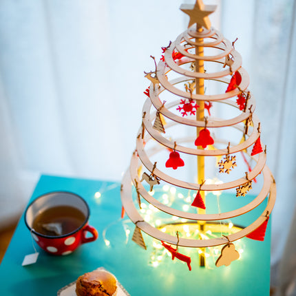 Spira Mini Pop-Up Wooden Christmas Tree