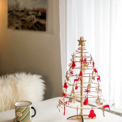 Spira Mini Pop-Up Wooden Christmas Tree