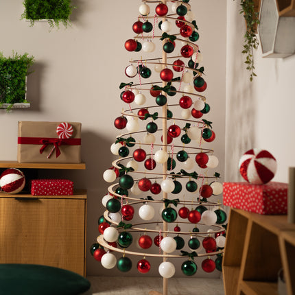 Spira Slim Pop-Up Wooden Christmas Tree