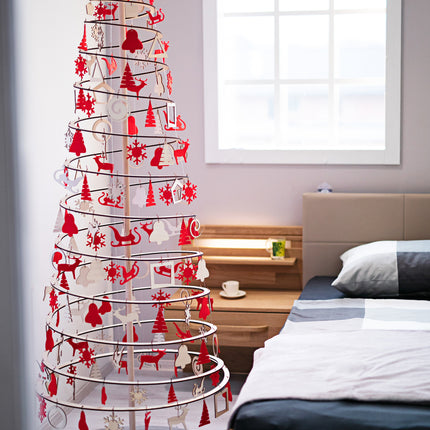 Spira Slim Pop-Up Wooden Christmas Tree