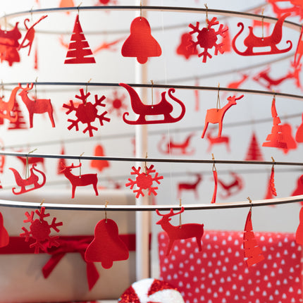 Spira Slim Pop-Up Wooden Christmas Tree