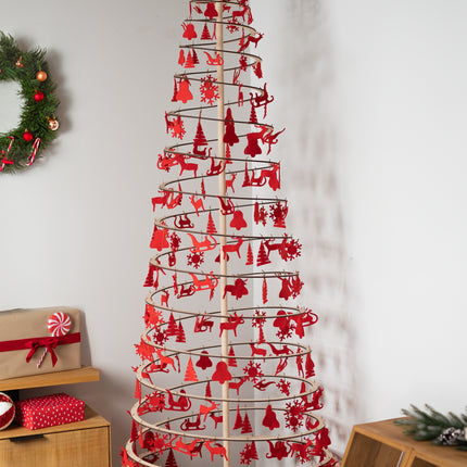 Spira Big Pop-Up Wooden Christmas Tree