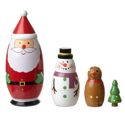 WOODEN NESTING XMAS SET image 0