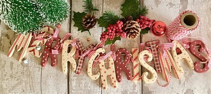 Merry Christmas Garland image 1