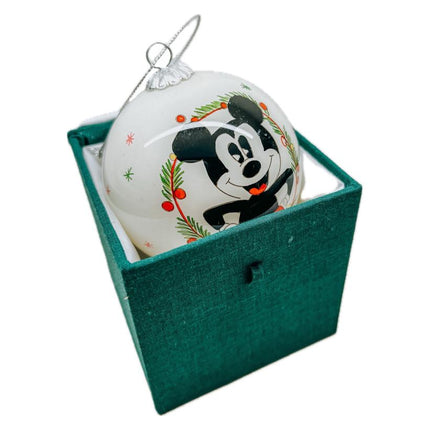 Hand Painted Glass Bauble - Mickey Mouse Garland image 1