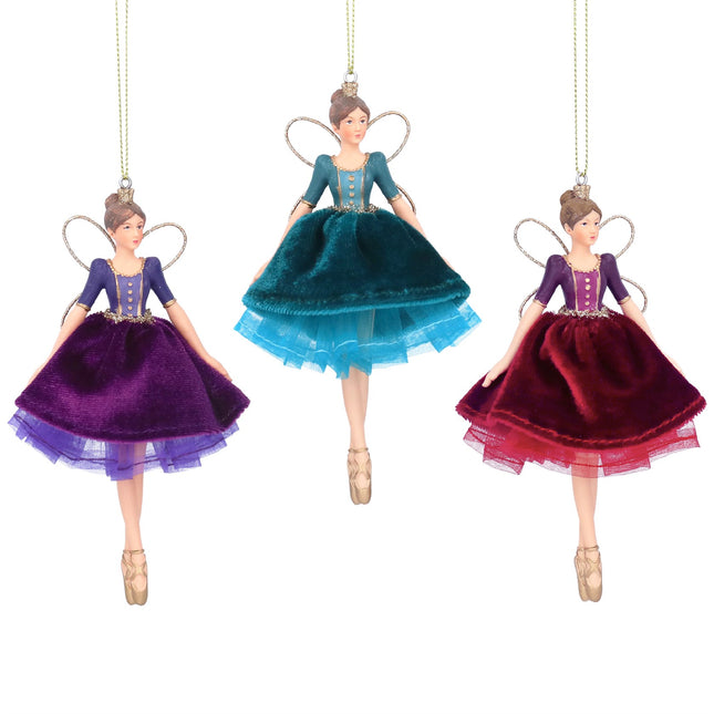 Ballerina with velvet and organza dress image 0