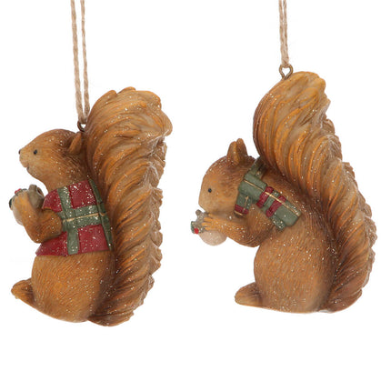 Resin Squirrel with winter woolies image 0