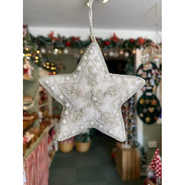 Embroidered White Star image 0