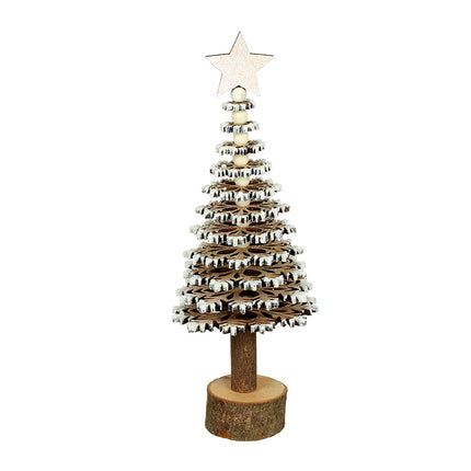 TIERED WOODEN TREE image 0