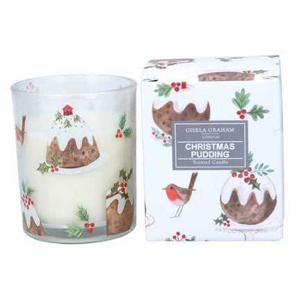 Gisela Graham 'Plum Pudding' Boxed Candle, Small image 0