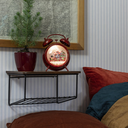 Water Lantern Alarm Clock with Train (Red) image 2