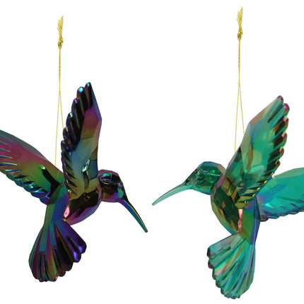 Acrylic Peacock Hummingbird Decoration image 0