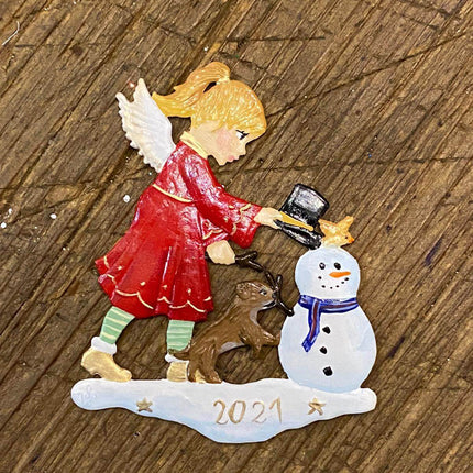 Pewter - Hanging angel 2021 Red image 0