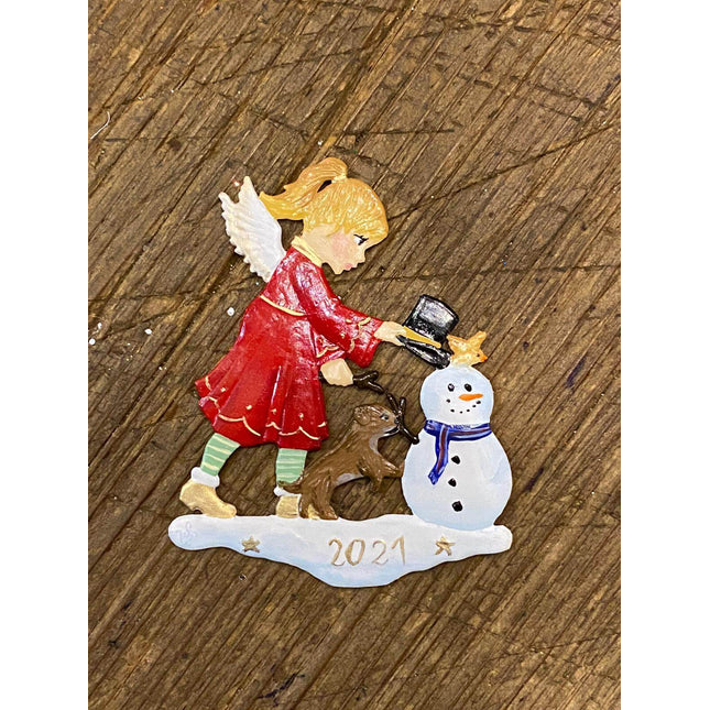 Pewter - Hanging angel 2021 Red image 0