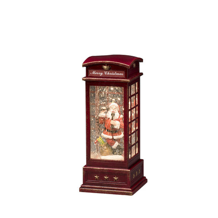 Water Lantern (Red) Telephone Box with Santa image 0