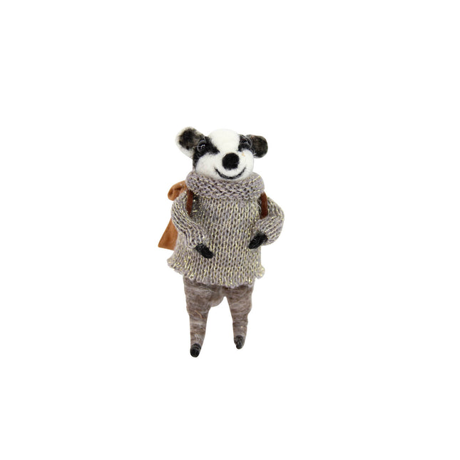 Wool Mix Badger w Coat Dec image 0