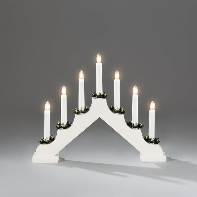 Welcome Christmas Candle Light - White (7 Bulb) image 0