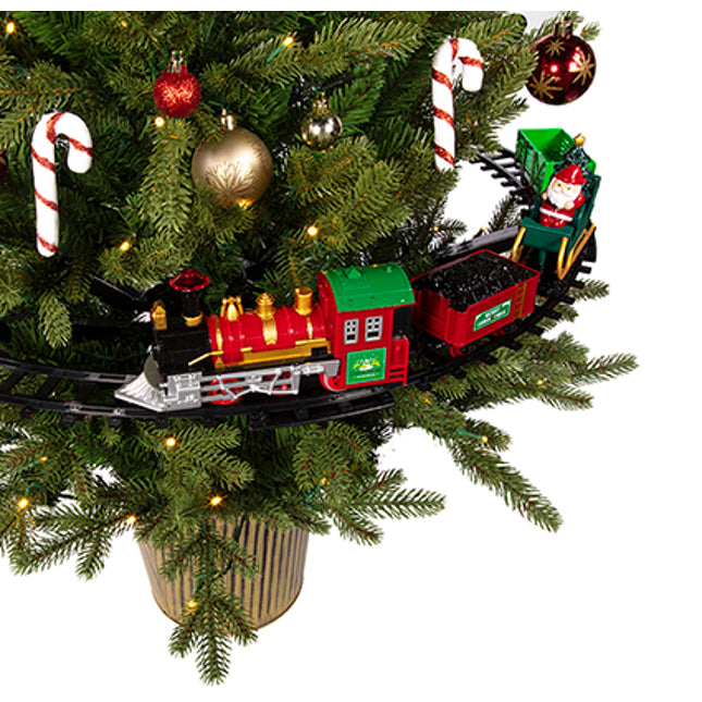 Premier 18-Piece Tree-Mounted Train Set with Light and Sound