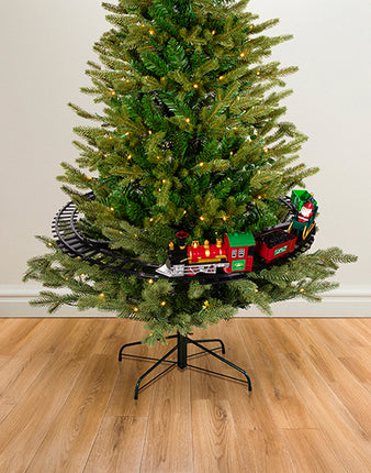 Premier 18-Piece Tree-Mounted Train Set with Light and Sound