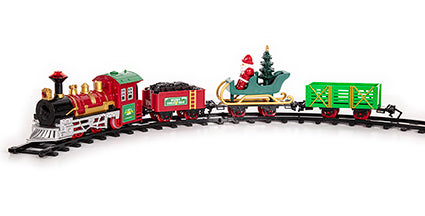 Premier 18-Piece Tree-Mounted Train Set with Light and Sound