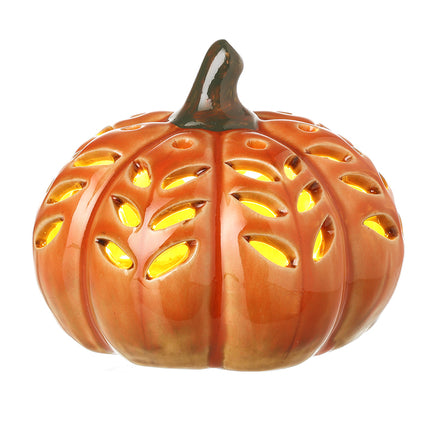 Orange Cut-Out Light-Up Pumpkin