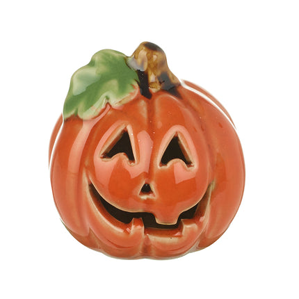Mini Ceramic Cut-Out Pumpkin