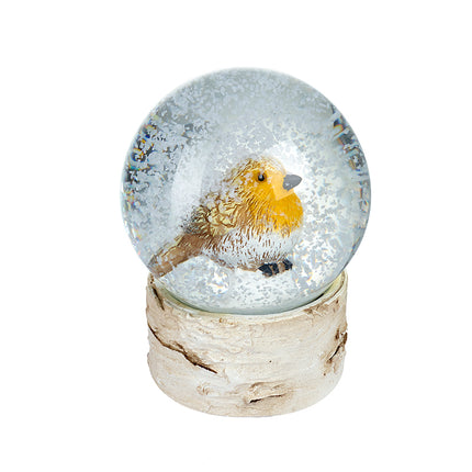 Heaven Sends Mini Robin Snowglobe