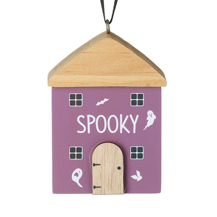Heaven Sends Spooky Purple Hanging House