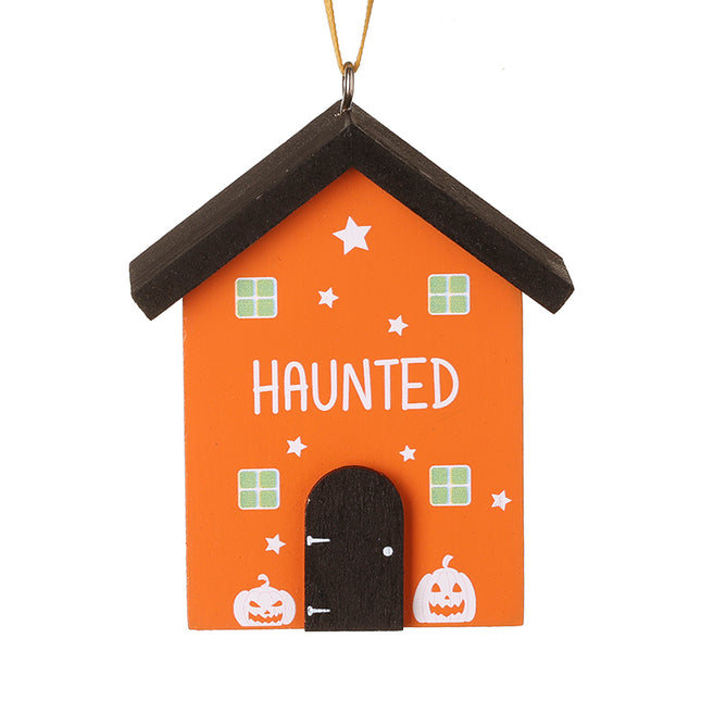 Heaven Sends Haunted Orange House Hanger
