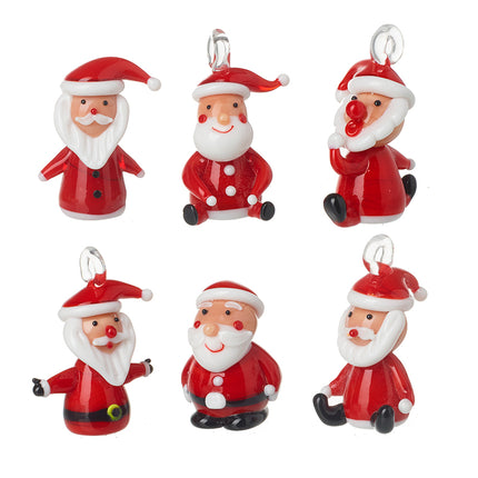 Heaven Sends Mini Glass Santa