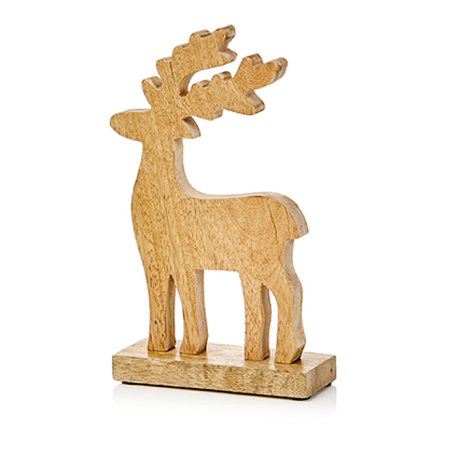 Natural Mango Wood Reindeer