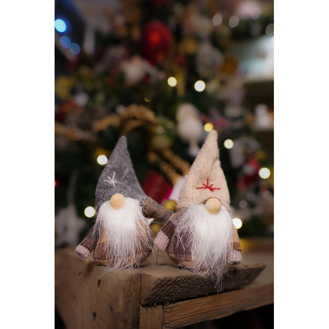 Mini Nordic Christmas Gonks - Scandi Shelf Ornaments