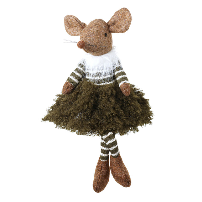 Heaven Sends Mouse in Green Fluffy Skirt